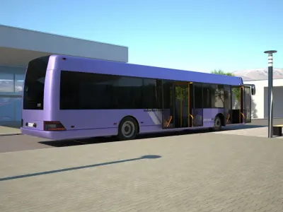 ARK bus 12 Suburban Liner 3D model
