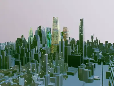IZMR  city 3D model