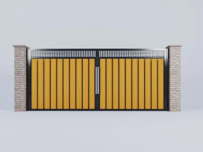 Gate for House Modern 3D model