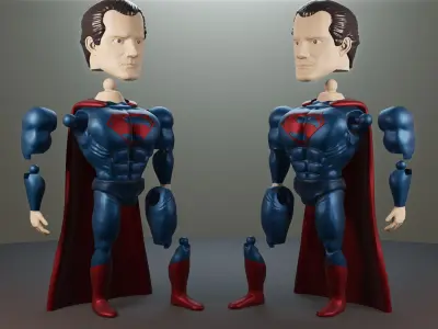 Superman Articulado 3D print model