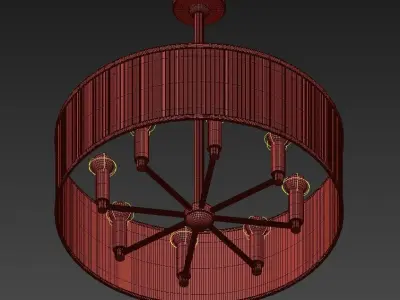 Hudson Valley Hastings 8 Light Chandelier 3D model
