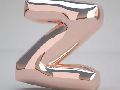 Z Balloon Copper 3D model
