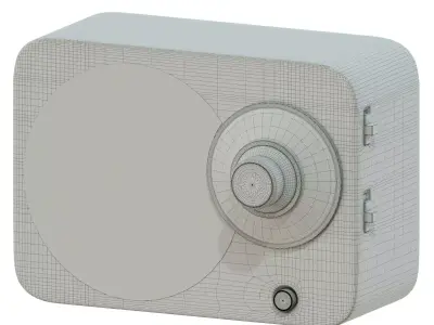 radio 9 3D model