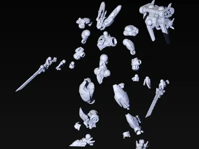 SA-3 Aurora 3D print model