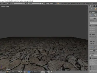 Lava Rock Surface 3D model