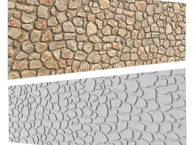 Alachata Stone Seamless 3D model