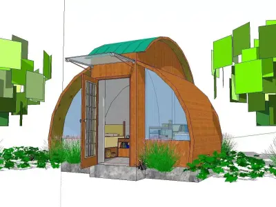 Creative Design-Holiday Cabin-013 3D model