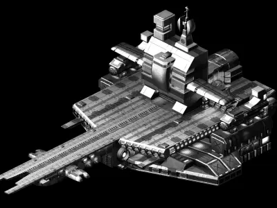 Cosmic fortress 01 3D model