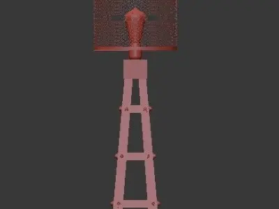 Radial Cage 3D model