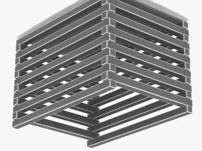 kelly wearstler HAUSER OTTOMAN 3D model