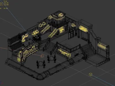 Bar - Indoor 02 3D model