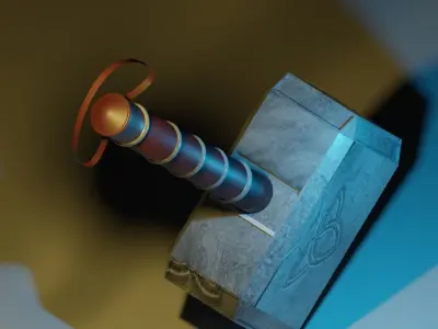 Thor Hammer Mijollnir 3D model
