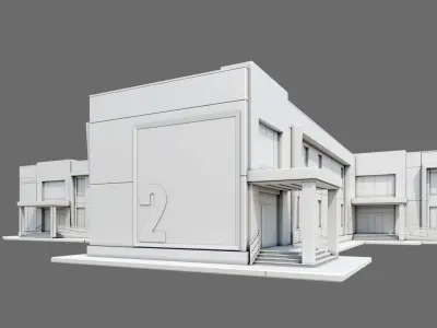 High School ID031 3D model