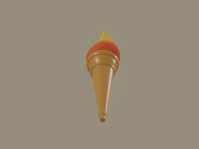 Torch 3D model