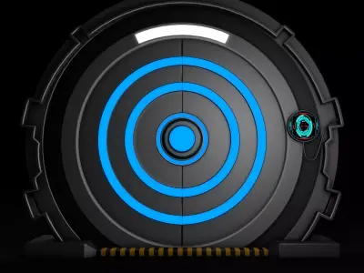 Sci Fi Door 3D model