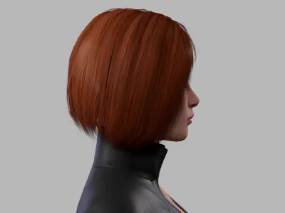 Female Sci Fi Soldier Low-poly 3D model order
