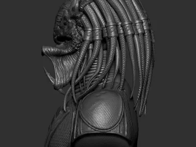 PREDATOR  FUGITIVE Bust 3D print model