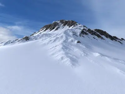 Snow Mountain 06 Low-poly 3D model