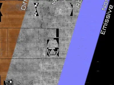 Star Trek Batris Talarian Freighter Starship 3D model