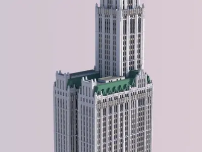 Woolworth Building 3D print model