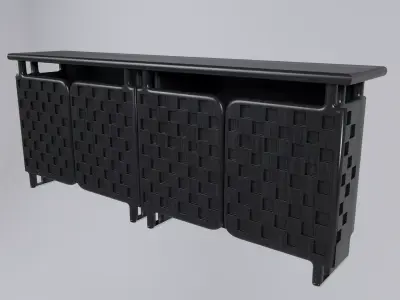 Modern Cabinet Off-Grid 3D model