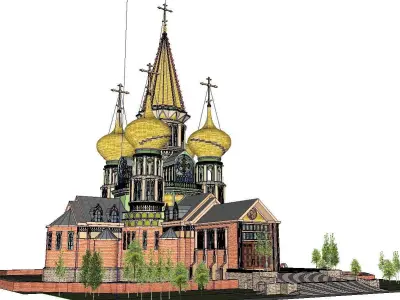 Architecture-Religion-God-Culture-Temple-065 3D model
