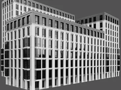 RESIDENTIAL BUILDING NO153 A 3D model