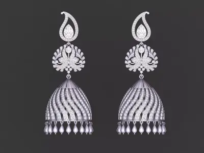 Jhumka 001 3D print model