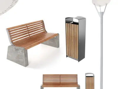 mmcite elements for park 3D Model Pack