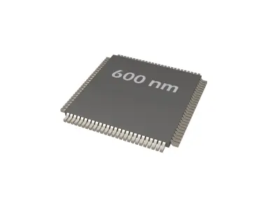 Chip v1 008 Low-poly 3D model
