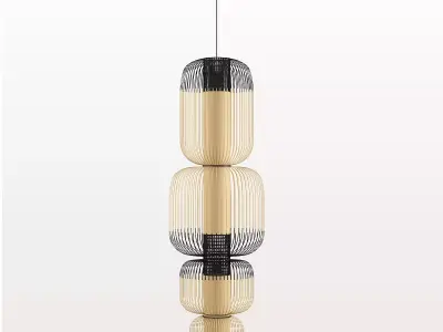 BAMBOO LIGHT TOTEM 4 LIGHTS 3D model