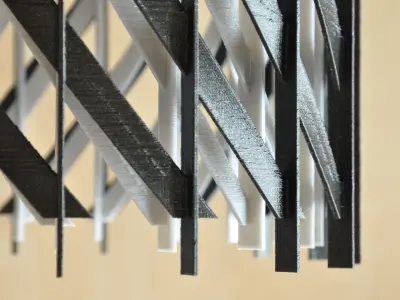Cosette - Design Bottbo -  3DPrint - Lampshade - Cealing Lamp  3D print model