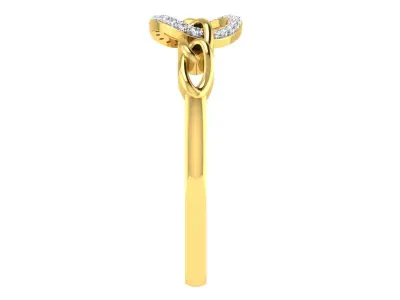 Women Ring  Render 3dm STL OBJ FBX MGX Details 3D print model 5