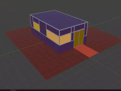 Basic Building Free 3D model