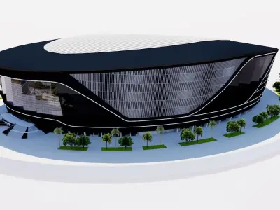 Allegiant Stadium - Las Vegas Raiders USA 3D model