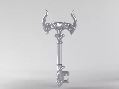 A key 3D print model