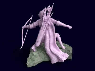 Elden Ring Nightreign Ironeye 3D print model