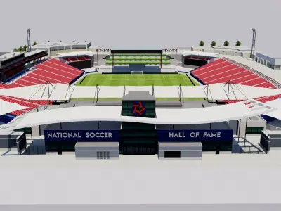 Toyota Stadium - FC Dallas Texas USA 3D model