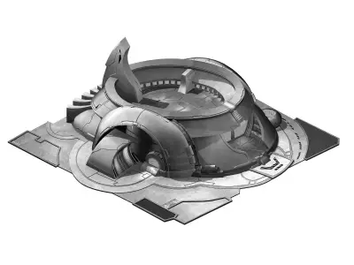 City State Building - Fleet - Guarding Training Ground 3D model
