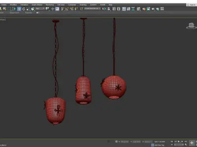 GIA LANTERN PENDANT LIGHT Low-poly 3D model