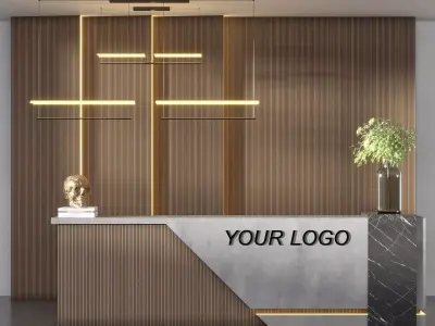 RECEPTION DESK NO13 A 3D model