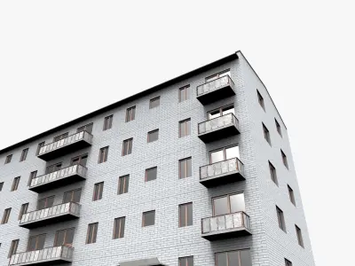 Soviet Khrushchev Low-poly 3D model