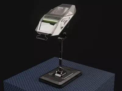 SCI-FI CONTROL PANEL 3D model