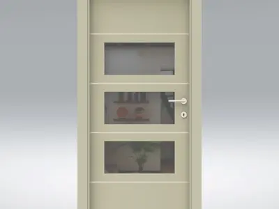 InoxLatte Interior Door 3D model
