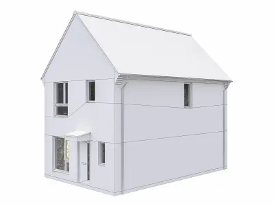 Neighborhood Houses P20 Low-poly 3D model