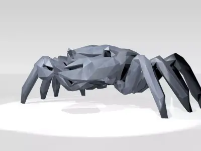 Crab Low Poligonal 3D model