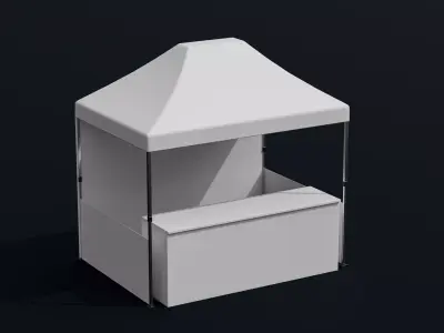 Marketing tent 02 3D model