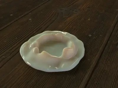 Stylized Candle Low-poly 3D model