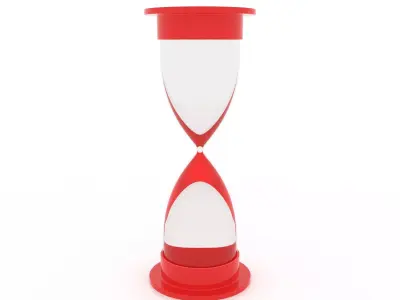 Hourglass Free low-poly 3D model