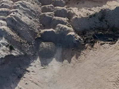 Construction Site Terrain Scan 3D model